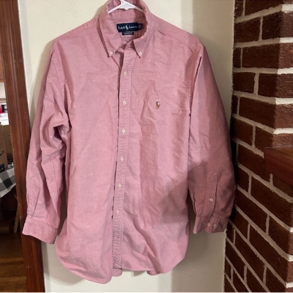 Ralph Lauren Men's Pink Ralph Lauren Classic men's size 16.5 32/33 classic pink - Picture 1 of 3